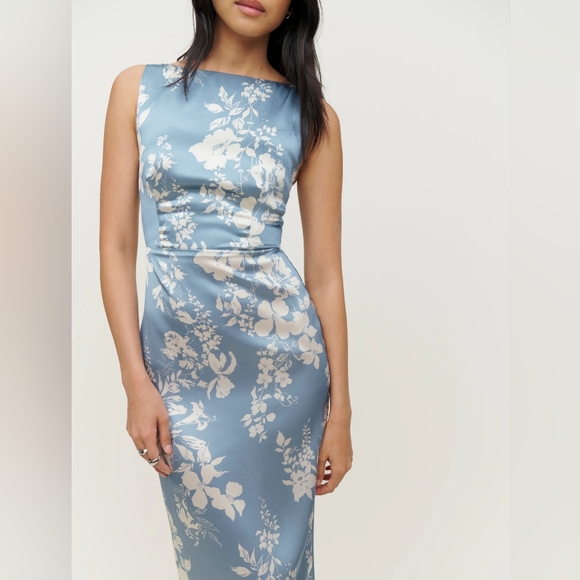 Reformation Zya Silk Dress - Picture 3 of 7